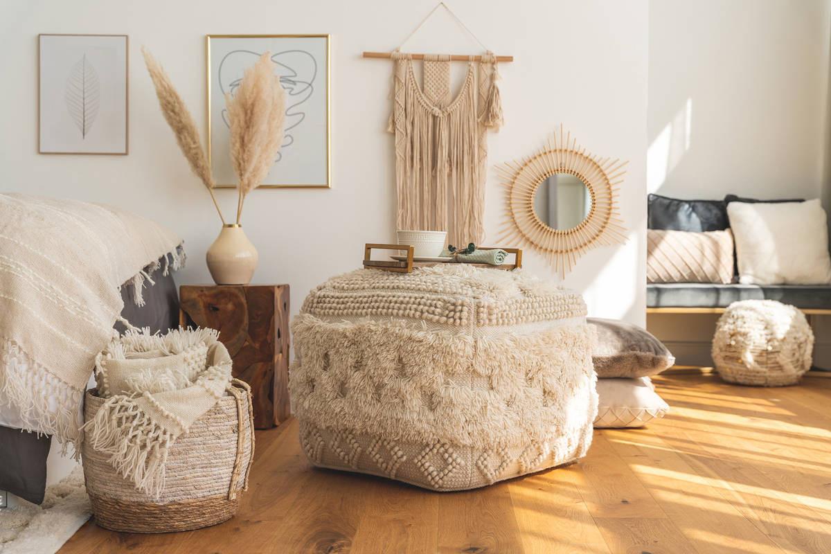 Pouf BOHIST im Boho-Style