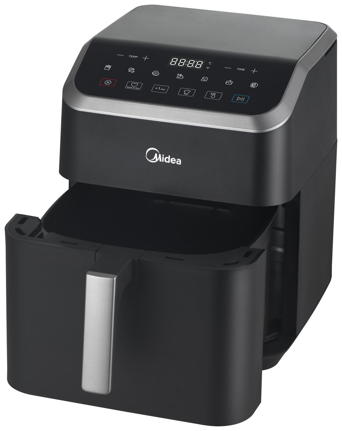 Heißluftfritteuse Air Fryer Freistehend - Basics, Kunststoff (38,7/34,3/27,1cm) - Midea