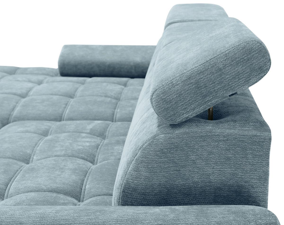 Rohová sedačka VEGAS, levá, mátově zelená žinylka - černá/mátově zelená, Design, dřevo/textil (173/294cm)