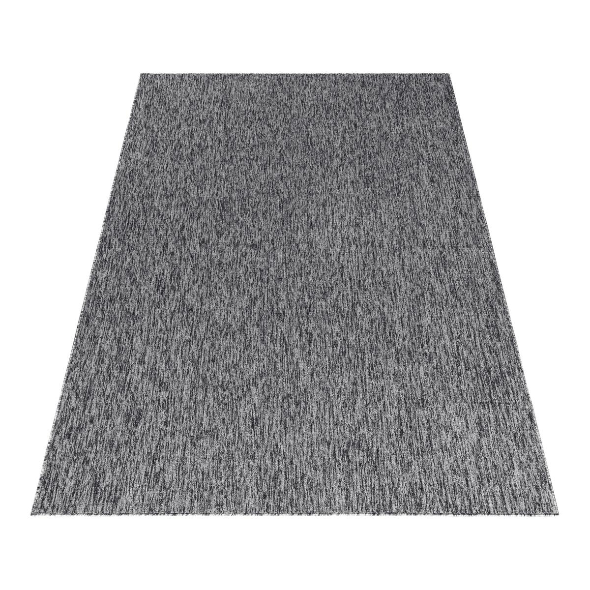 Webteppich Grau Nizza 200x290 cm - Grau, KONVENTIONELL, Textil (200/290cm)