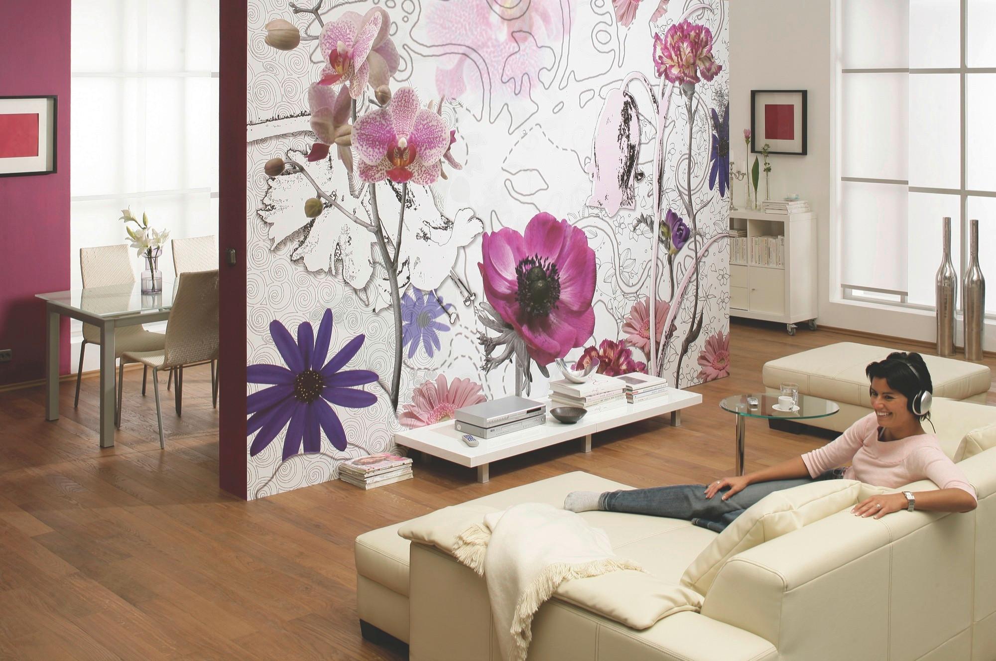 Fototapete 8-887 - Beere/Lila, Natur, Papier (368/254cm)