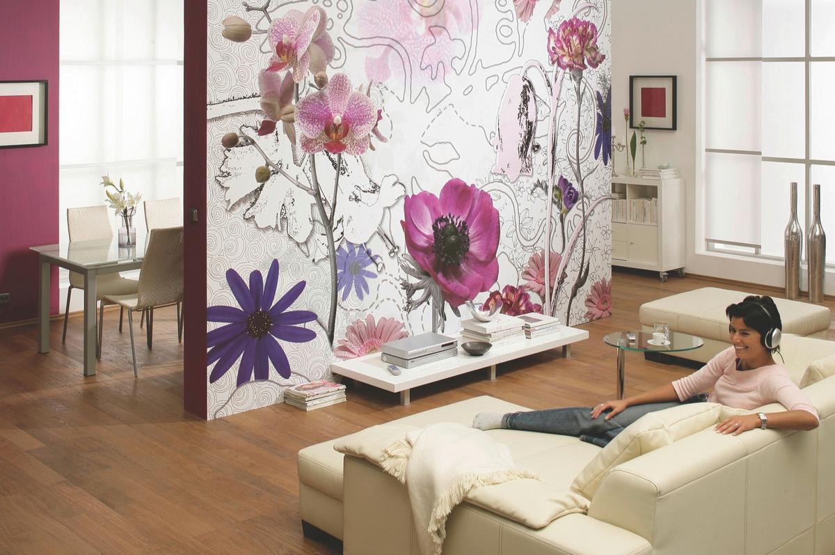 Fototapete 8-887 - Beere/Lila, Natur, Papier (368/254cm)