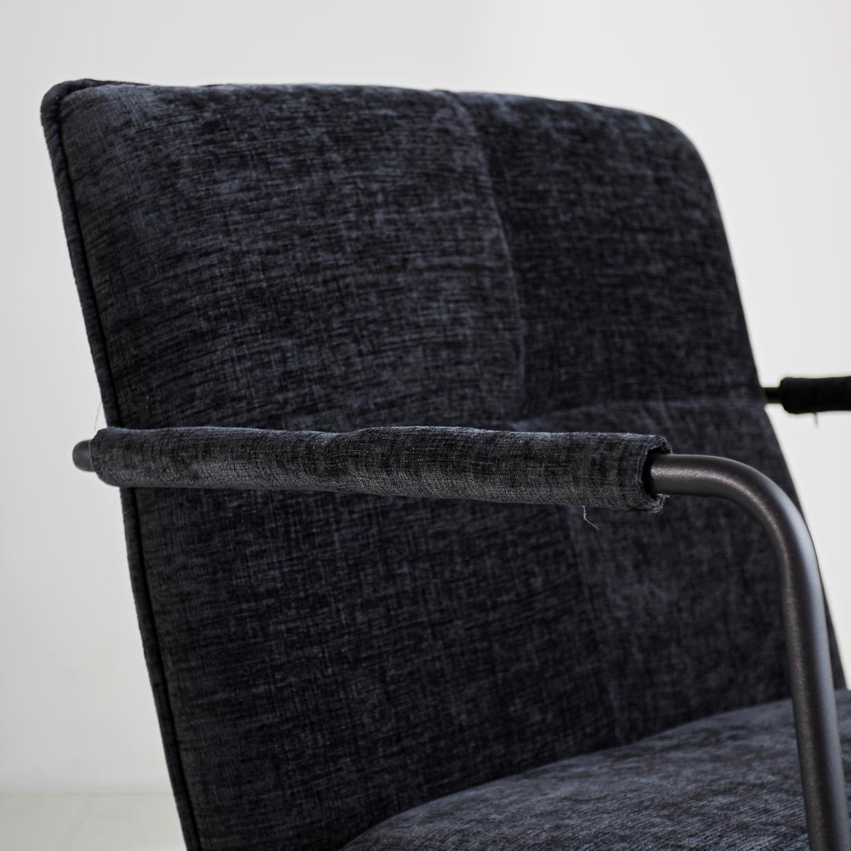 Sessel Bilbao Schwarz B: 65 Cm - Schwarz, MODERN, Textil (65/80/68cm) - MID.YOU