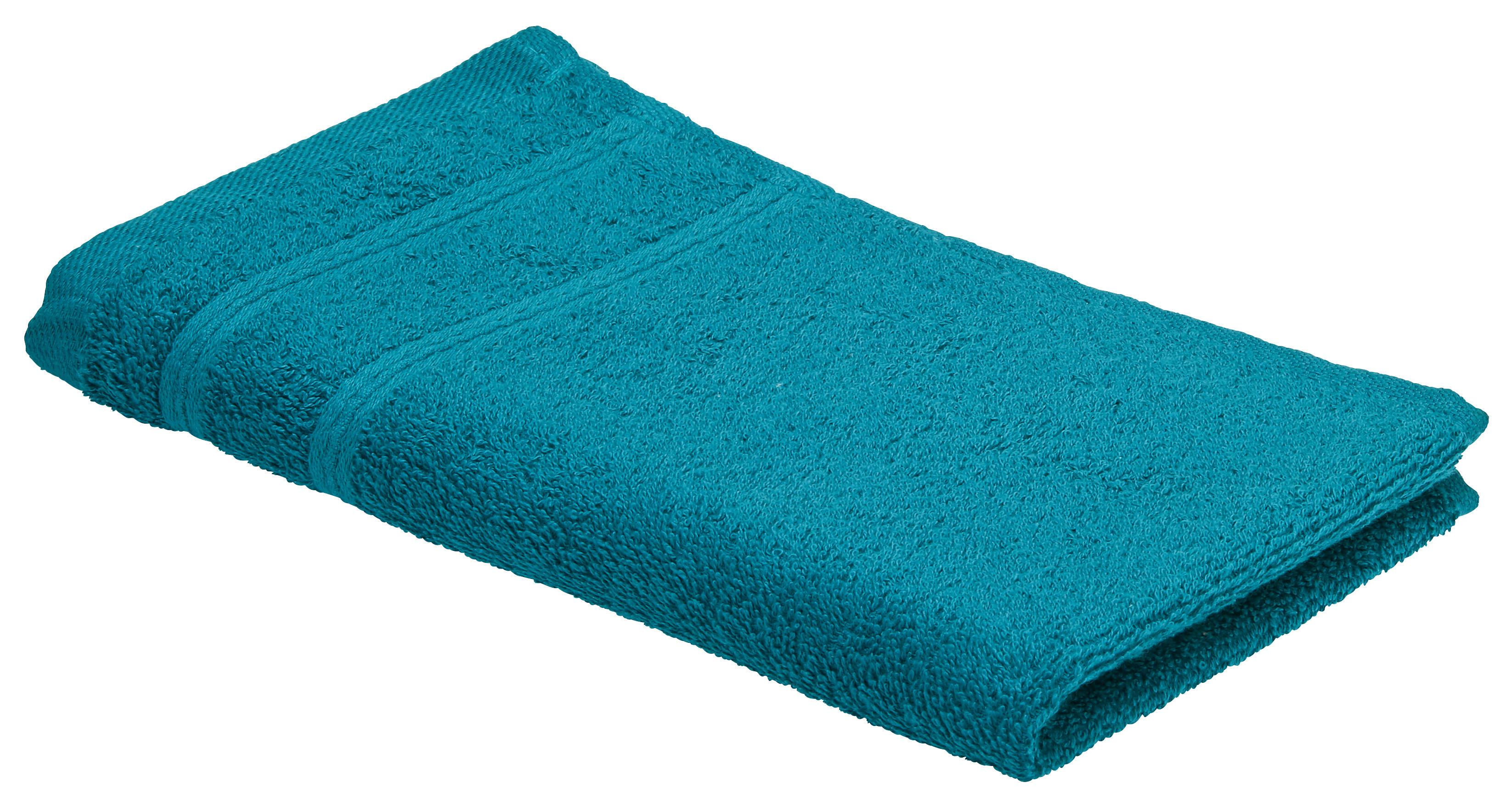 RUČNÍK PRO HOSTY Melanie, 30/50cm, petrolejová - petrolej, textil (30/50cm) - Modern Living