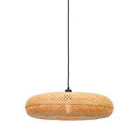 Hängeleuchte Palawan Naturfarben B: 60 Cm - Naturfarben, Trend, Holz (60/60/17cm) - Good & Mojo