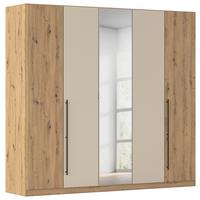 Kleiderschrank Safari B: 226 cm - Champagner/Eiche Artisan, KONVENTIONELL, Holzwerkstoff (226/229/54cm)