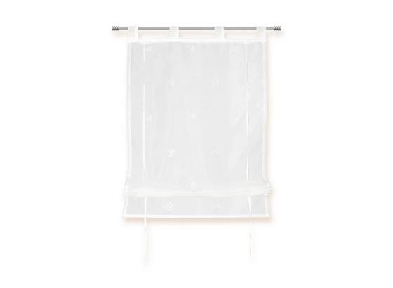 Raffrollo Maria - Weiß, KONVENTIONELL, Textil (60/140/cm) - Ombra Raffrollo Maria - Weiß, KONVENTIONELL, Textil (60/140/cm) - Ombra