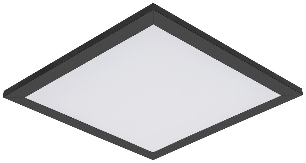 STROPNÍ LED SVÍTIDLO JUO - bílá/černá, Moderní, kov/plast (30/30/5,5cm) - Mömax
