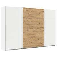 Schwebetürenschrank Feldkirch 315 Normalhöhe - Weiß/Eiche Artisan, MODERN, Holzwerkstoff (315/210/62cm)