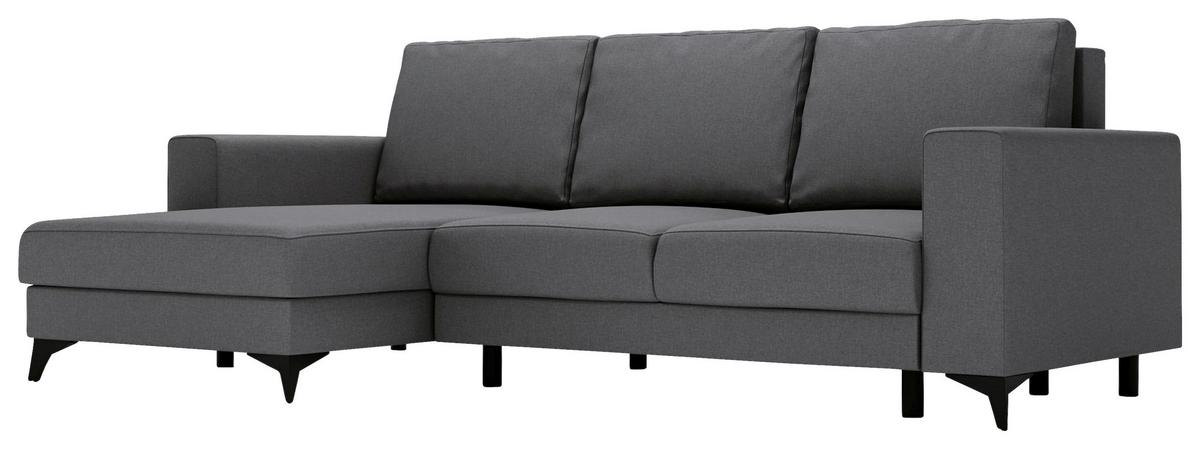 Harvey Grau S: 156x244 cm - Schwarz/Grau, Design, Textil (156/244cm) - Livetastic