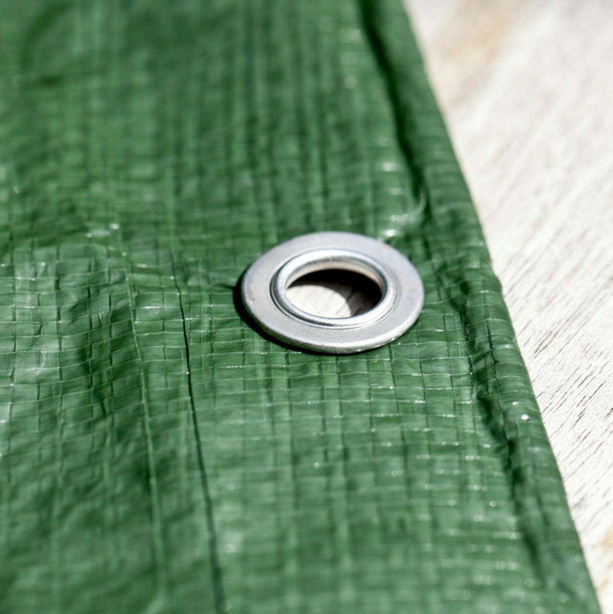 Abdeckplane Schutz-Plane Medium 4x5m, 100g - Grün, Basics, Kunststoff (400/500cm) - Windhager