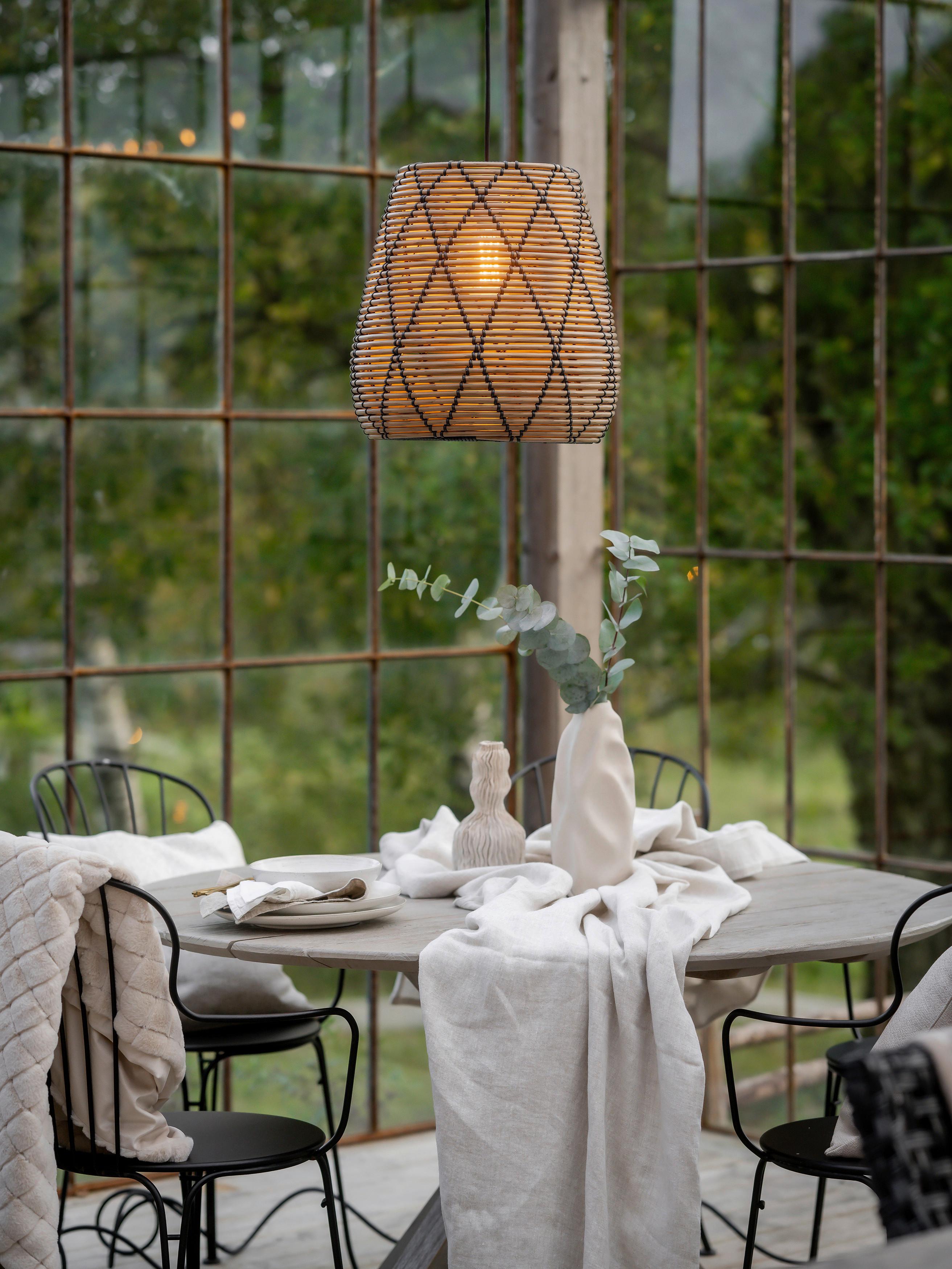 Außenhängeleuchte 8038-2503 - Natur, Kunststoff (38/25cm)