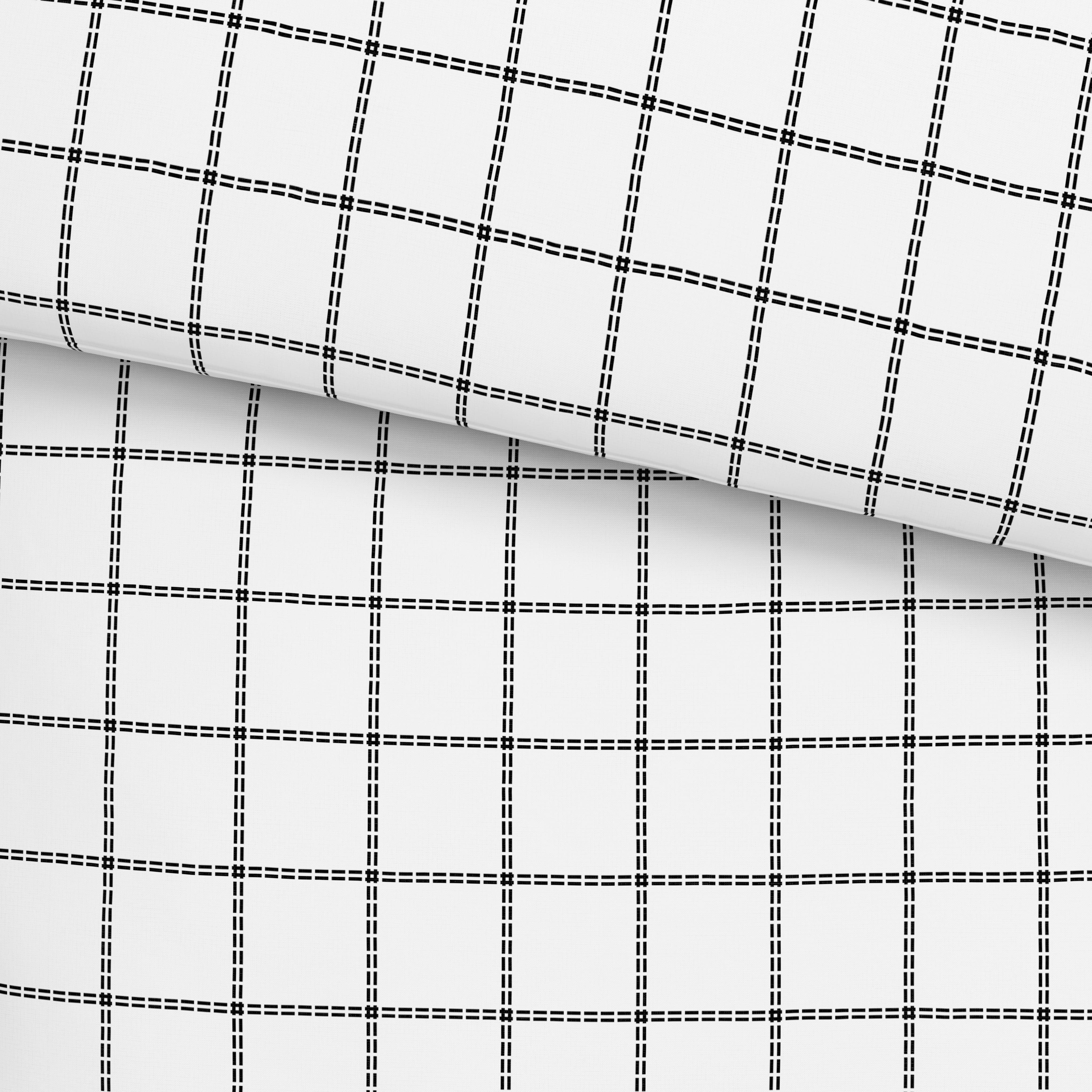 Luca Bessoni Renforce Bettwäsche 140x200 cm Valentina Baumwolle Weiß