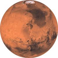 Fototapete Mars - Rot, Trend, Papier (125cm) - Komar
