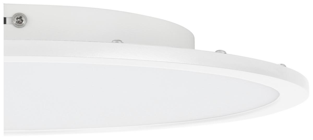 Led-deckenleuchte Maria - Weiß, MODERN, Kunststoff/Metall (40/5cm) - Luca Bessoni