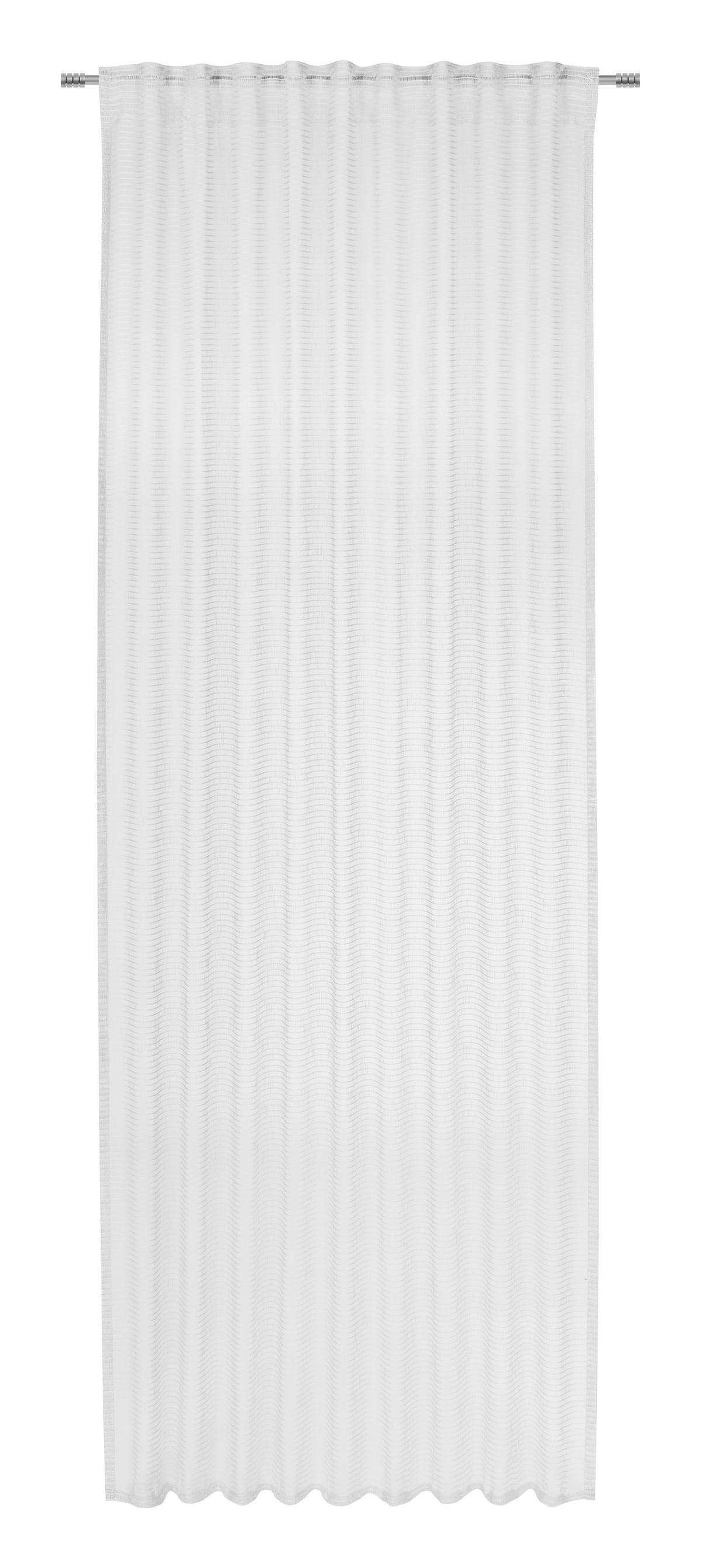 HOTOVÝ ZÁVĚS Luka, 135/245cm, bílá - bílá, Konvenční, textil (135/245cm) - Premium Living