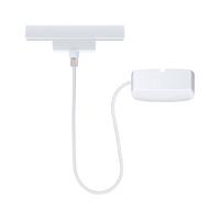 Schienensystem-einspeiser 95671 Urail Kabele. Zigbee Sw - Weiß, Basics, Metall (16,5/100cm) - Paulmann