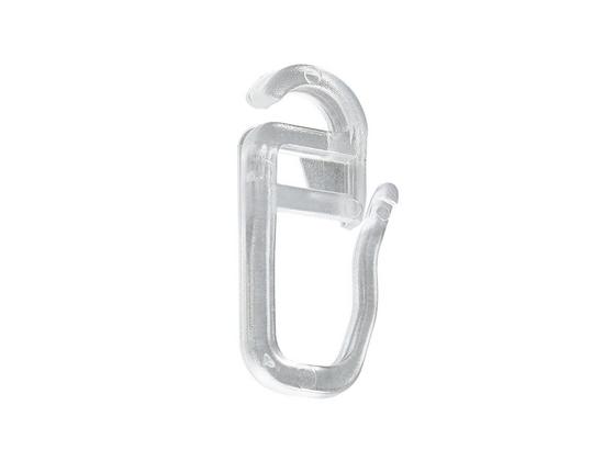 Faltenhaken 50 Stück - Transparent, KONVENTIONELL, Kunststoff - Ombra Faltenhaken 50 Stück - Transparent, KONVENTIONELL, Kunststoff - Ombra