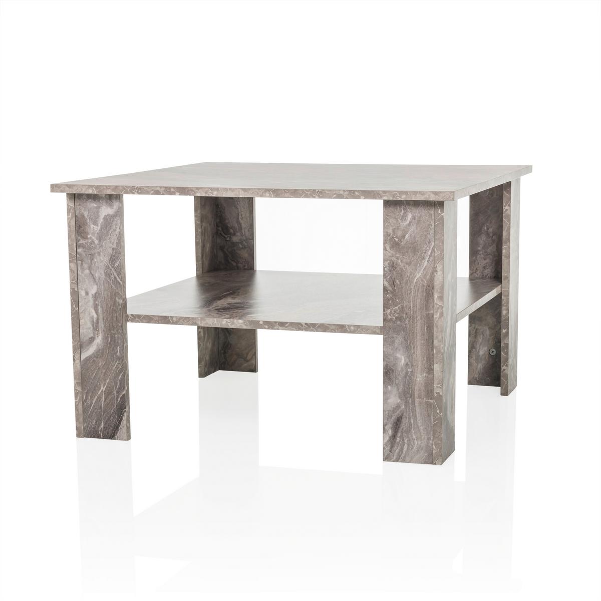 Couchtisch Bismo Grau B: 70 cm - Grau, MODERN, Holzwerkstoff (70/70/45cm) - MID.YOU
