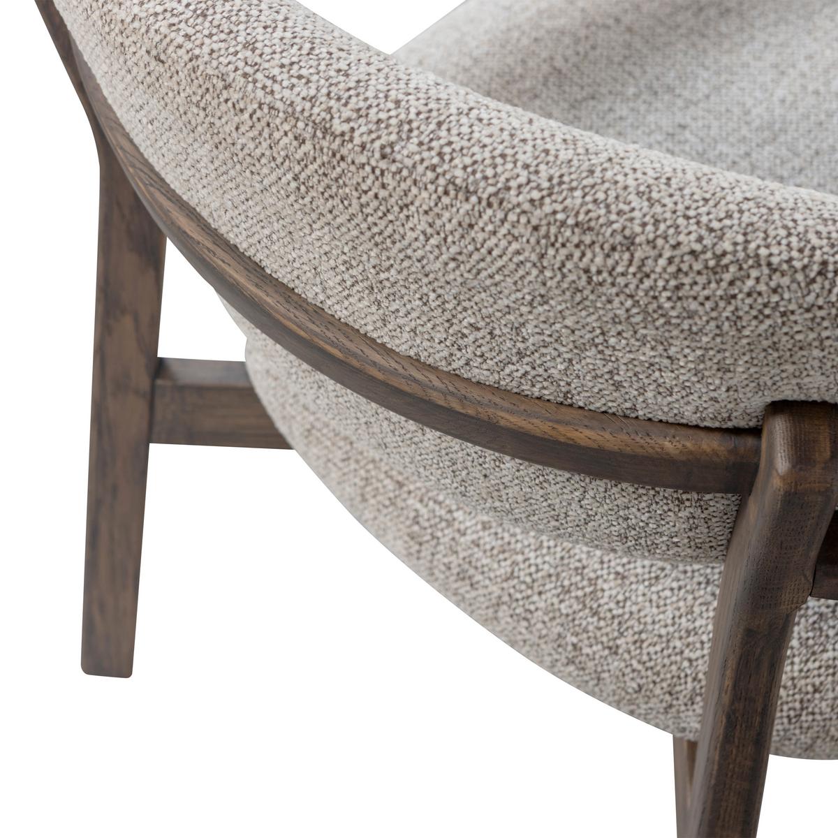 Sessel Udar Braun B: 68cm - Braun, Design, Holz/Textil (68/76/75cm) - Livetastic