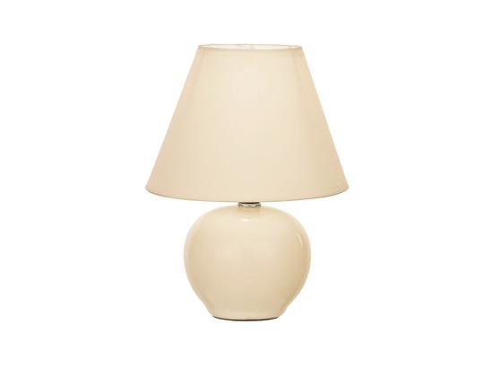 Stolová Lampa Irma - krémová, Romantický / Vidiecky, textil/sklo (18/25cm) - Mömax modern living Stolová Lampa Irma - krémová, Romantický / Vidiecky, textil/sklo (18/25cm) - Mömax modern living