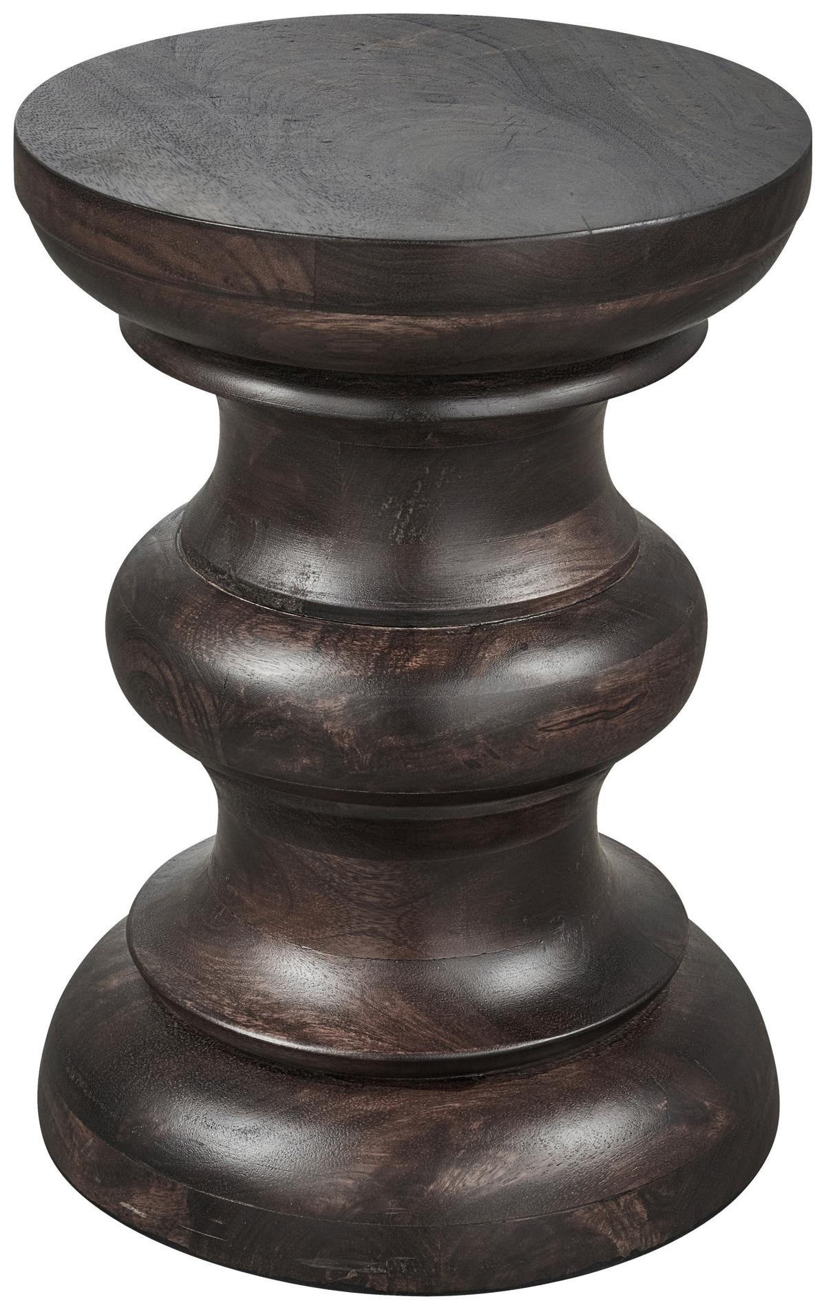 Beistelltisch Jonah Dunkelbraun B: 30 cm - Dunkelbraun, Design, Holz (30/30/42cm) - Livetastic