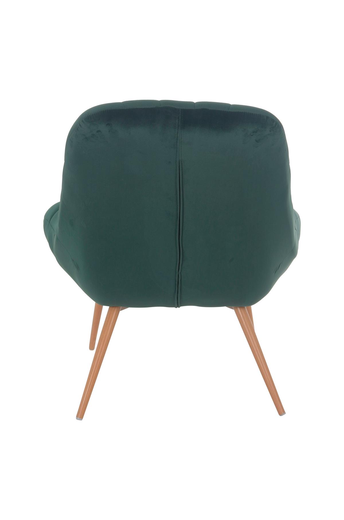 Xxl-sessel Grün, Naturfarben B: 76 Cm - Naturfarben/Grün, MODERN, Textil (76/85,6/85,6cm) - Livetastic