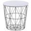 Odkladací Stolík Josie - čierna/biela, Moderný, kov/drevo (40/41cm) - Modern Living Odkladací Stolík Josie - čierna/biela, Moderný, kov/drevo (40/41cm) - Modern Living