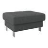 Hocker Savona - Anthrazit, MODERN, Textil (90/44/73cm) - Ondega