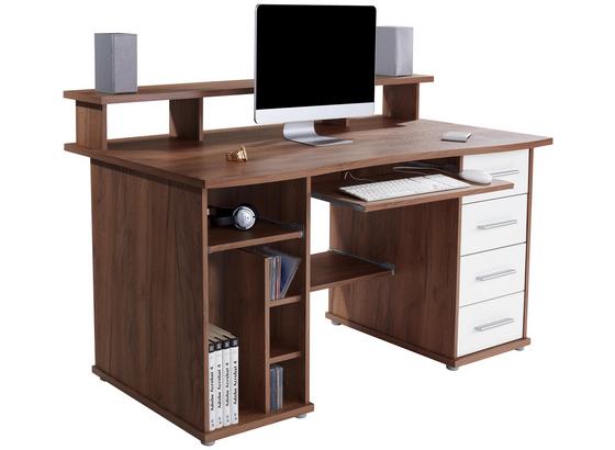 Písací Stôl Franz - farby dubu/biela, Moderný, kompozitné drevo (150/91/73cm) Písací Stôl Franz - farby dubu/biela, Moderný, kompozitné drevo (150/91/73cm)