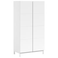 KLEIDERSCHRANK Eva Weiß B: 98,5cm - Weiß, MODERN, Holz/Holzwerkstoff (98,5/196,2/57,8cm) - Vipack