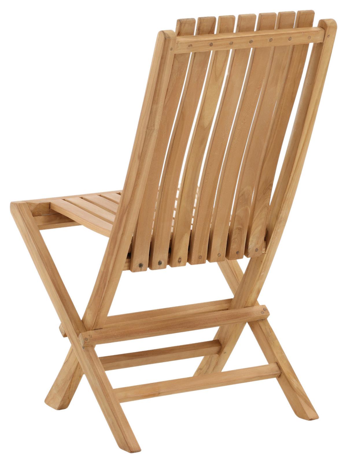 Gartensessel Klappbar Ghana Holz - Teakfarben, KONVENTIONELL, Holz (43/98/47cm) - Gardenson