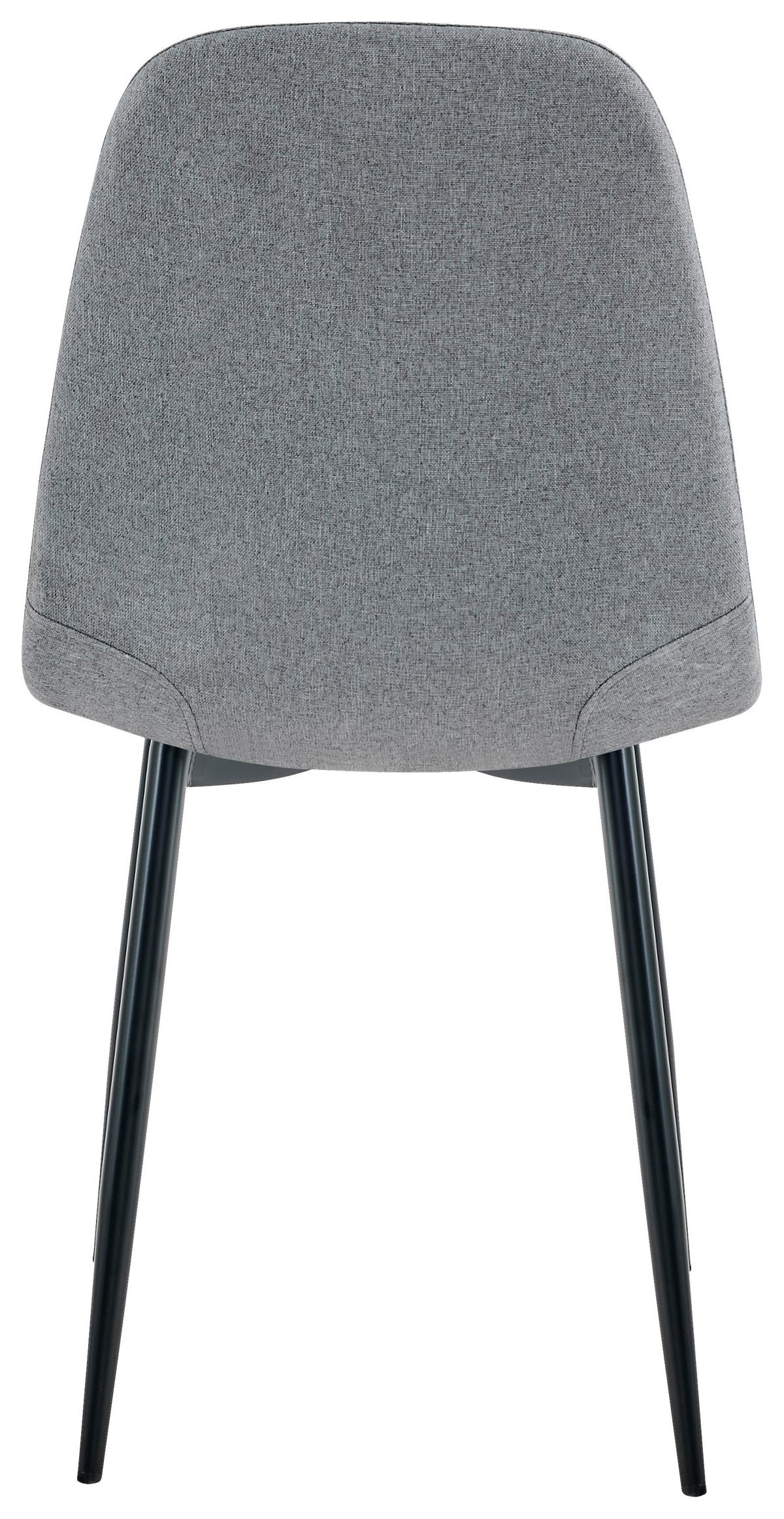ČTYŘNOHÁ ŽIDLE MARIA II - šedá/černá, Moderní, kov/textil (44/86/63,5cm) - Based