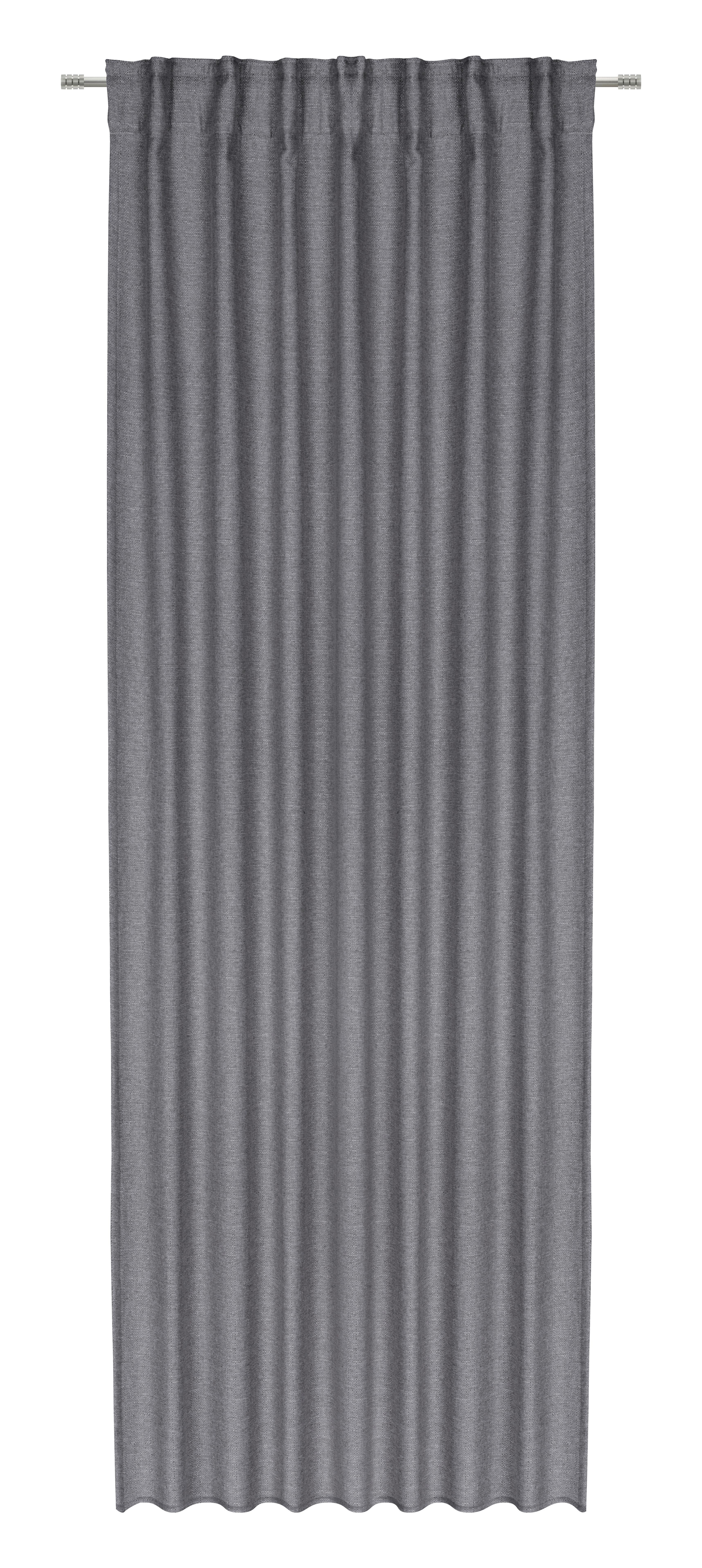 Termoizolační závěs Alfi, 135/255cm, antracitová - antracitová, Konvenční, textil (135/255cm) - Modern Living