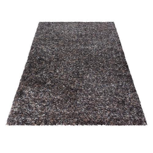 Hochflor Teppich Taupe Enjoy 60x110 cm - Taupe, KONVENTIONELL, Textil (60/110cm)