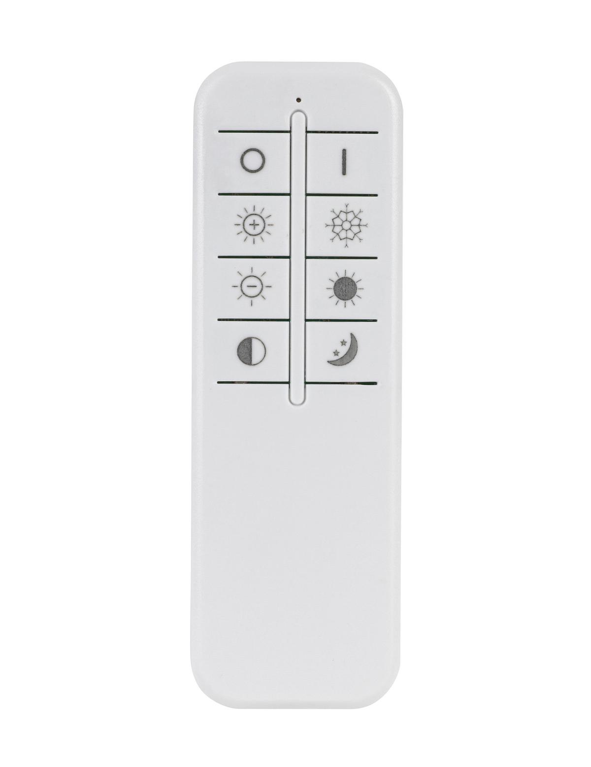 LED-Deckenleuchte Christina - Alufarben/Weiß, Basics, Kunststoff/Metall (45,8/100/6,4cm) - Luca Bessoni