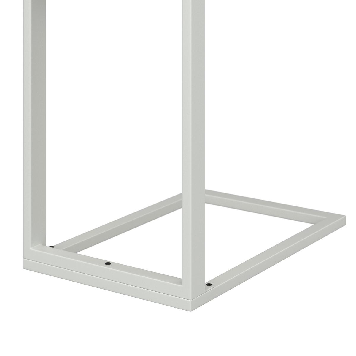 Záhradní lehátko EDUARDO - šedá/barvy akácie, Moderní, kov/dřevo (200/60/70cm) - Bessagi Garden
