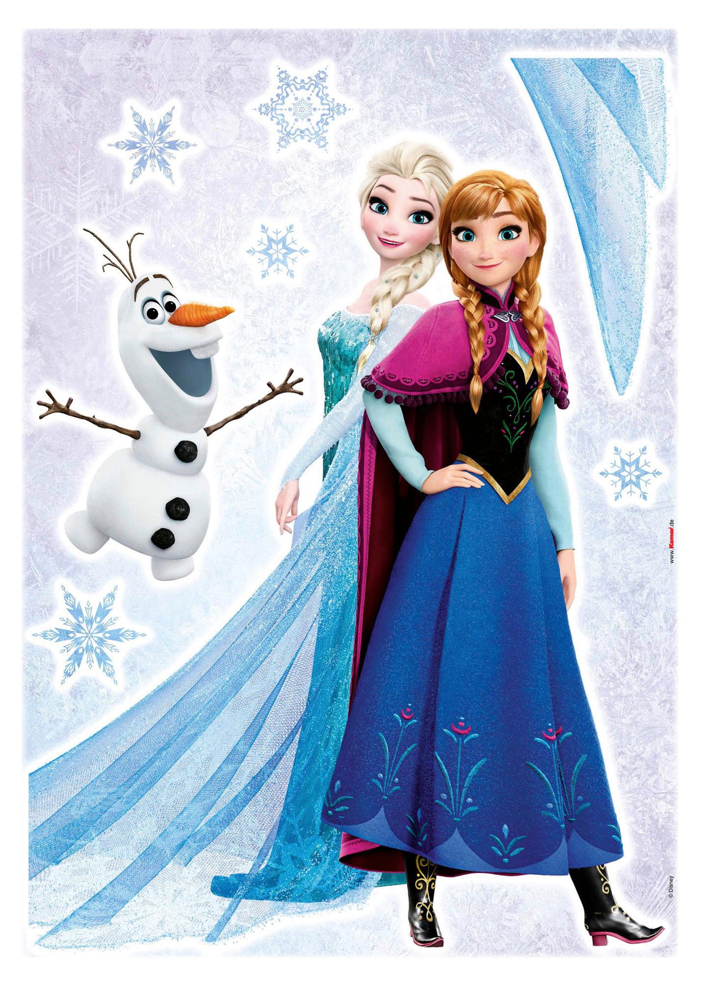 Wandtattoo Frozen Sisters - Multicolor, Basics, Kunststoff (50/70cm) - Komar