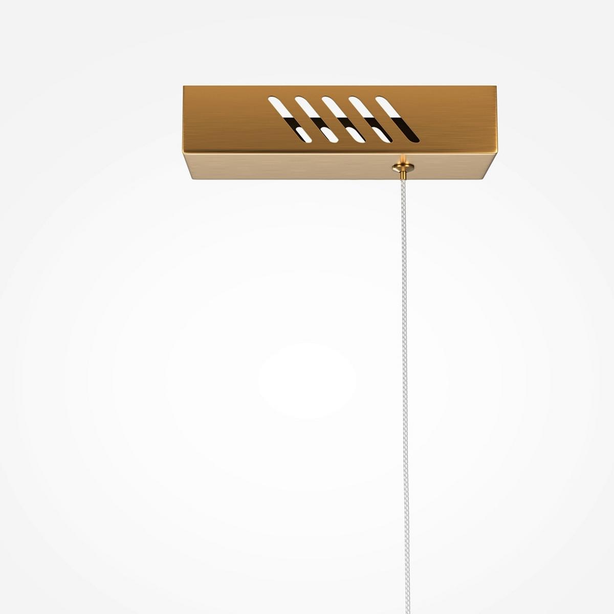 Pendelleuchte Petra - Messingfarben, MODERN, Metall (100/8,5/96,2cm) - MAYTONI