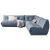 Ecksofa Giselle Blaugrau - Blaugrau, Trend, Textil (285/315cm) - Livetastic