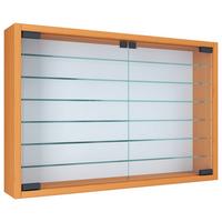 Hängevitrine Mandosa XL B: 60 cm Buchefarben - Buchefarben, MODERN, Glas/Holzwerkstoff (60/40/10cm) - MID.YOU