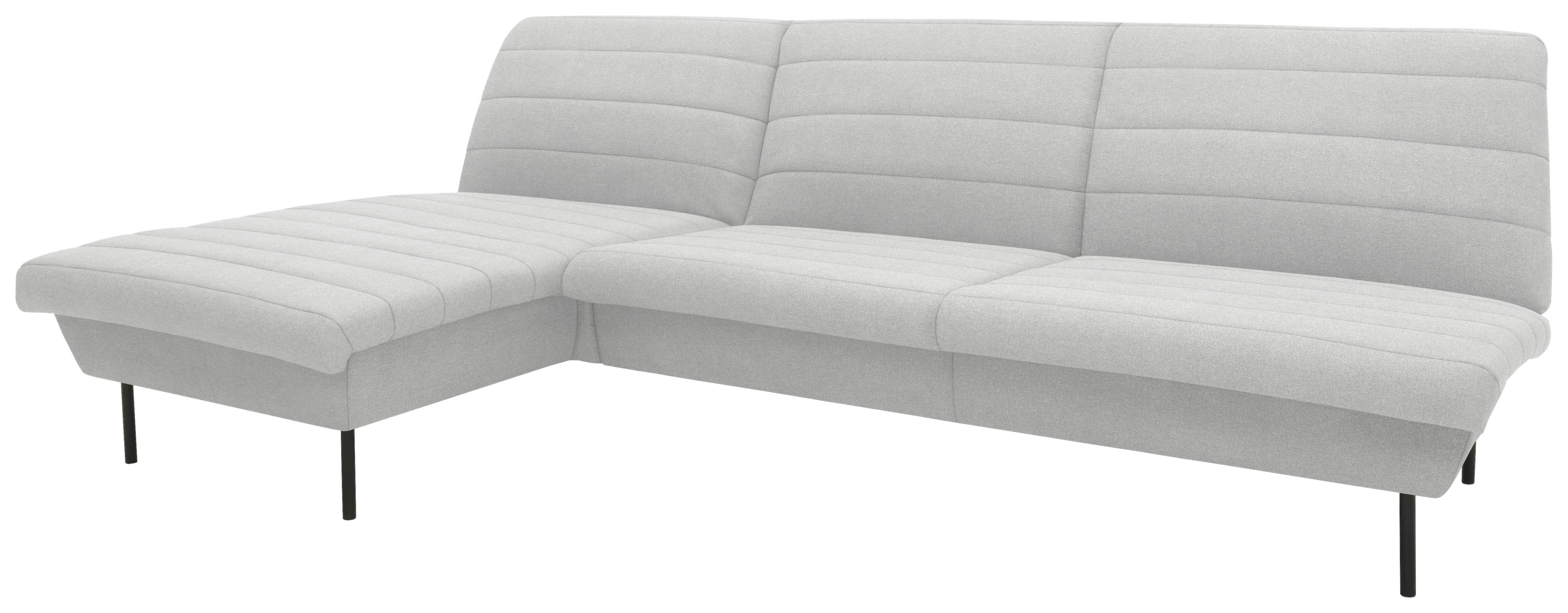 Ecksofa Looks Ix Silberfarben Looks Ix - Silberfarben/Schwarz, Design, Textil (168/274cm) - LOOKS by W.Joop