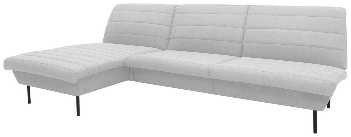 Ecksofa Looks Ix Silberfarben Looks Ix - Silberfarben/Schwarz, Design, Textil (168/274cm) - LOOKS by W.Joop