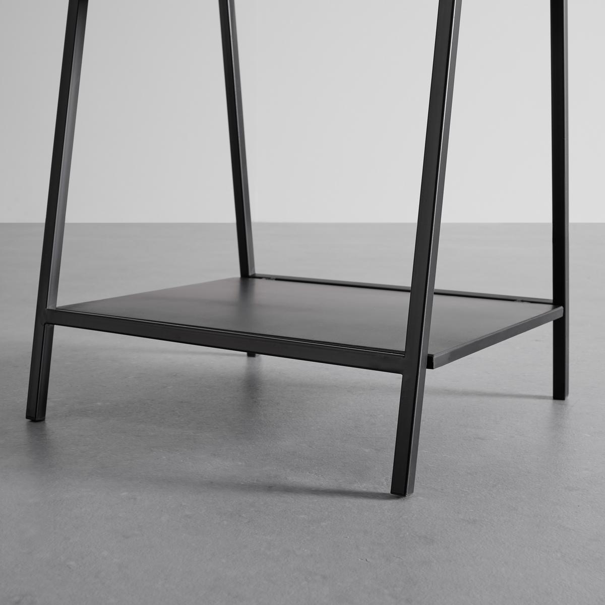 Zrcadlo MILANA - černá, Moderní, kov/sklo (46/171/41cm) - P & B