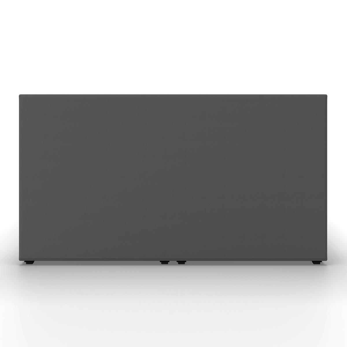 Boxspringová postel LUCY 180x200, šedá - šedá/antracitová, Moderní, dřevo/kompozitní dřevo (180/200cm) - Bessagi Home