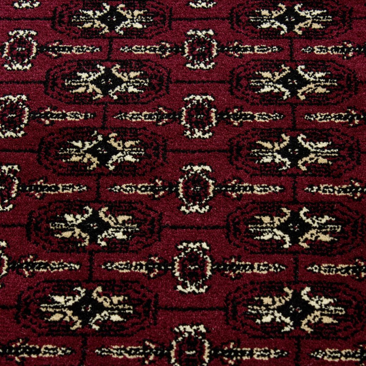 Orientalischer Webteppich Rot Marrakesh 120x170 cm - Dunkelrot, KONVENTIONELL, Textil (120/170cm)