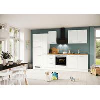 Küchenblock Ip120 Weiß B: 310 cm - Eichefarben/Weiß, Trend, Holzwerkstoff (310cm) - Impuls