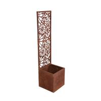 Pflanzkübel Rostoptik - Rostfarben, Basics, Metall (30/118/30cm)