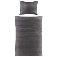 Bettwäsche Valeria - Anthrazit, MODERN, Textil (140/200cm) - Luca Bessoni