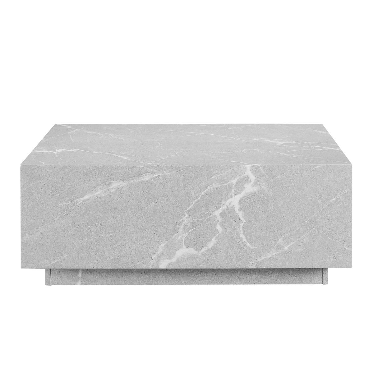 Couchtisch Grau B: 90 Cm - Grau, Design, Holzwerkstoff (90/90/35cm) - Livetastic